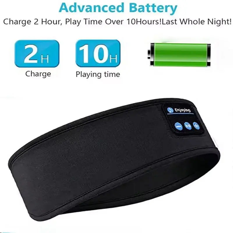 מסכת שינה  מרגיעה עם Bluetooth מבית Lunero