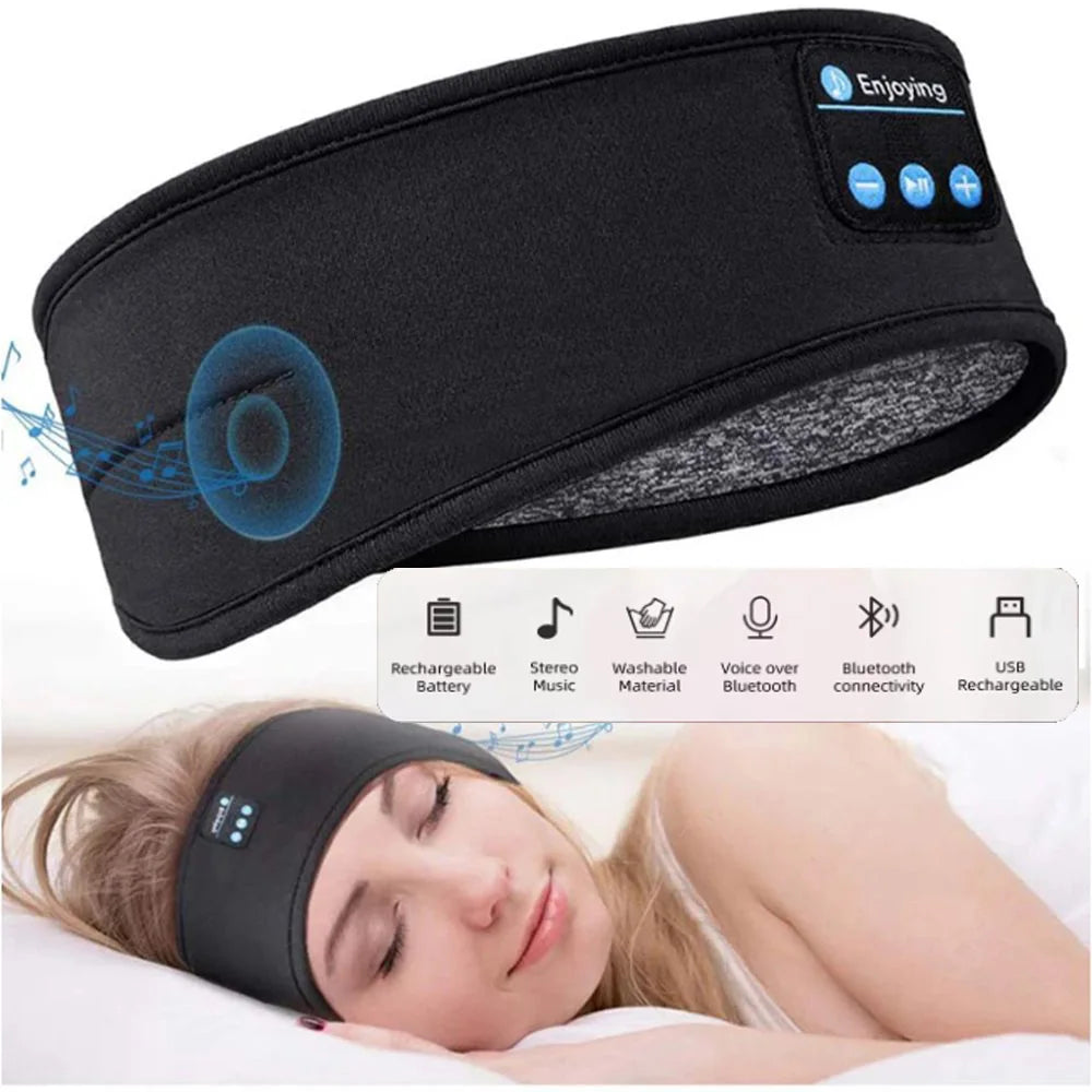 מסכת שינה  מרגיעה עם Bluetooth מבית Lunero